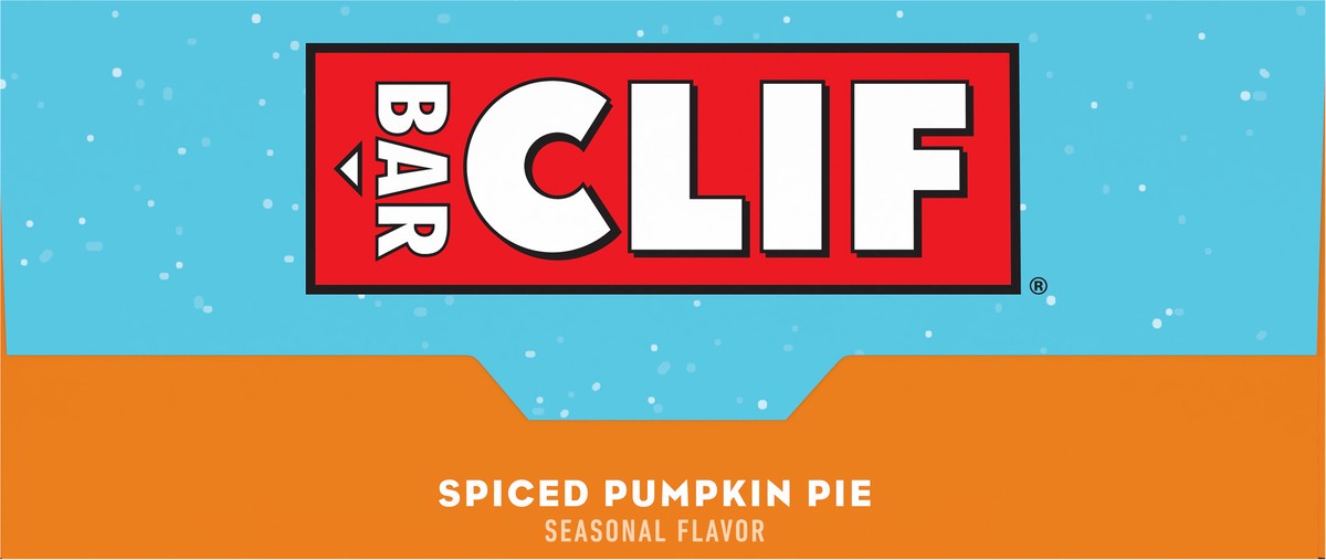 slide 9 of 9, CLIF BAR - Spiced Pumpkin Pie Flavor - Made with Organic Oats - 10g Protein - Non-GMO - Plant Based - Seasonal Energy Bars - 2.4 oz. (6 Pack), 14.4 oz