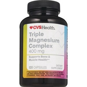 slide 1 of 1, CVS Health Triple Magnesium Complex Capsules, 120 Ct, 1 ct