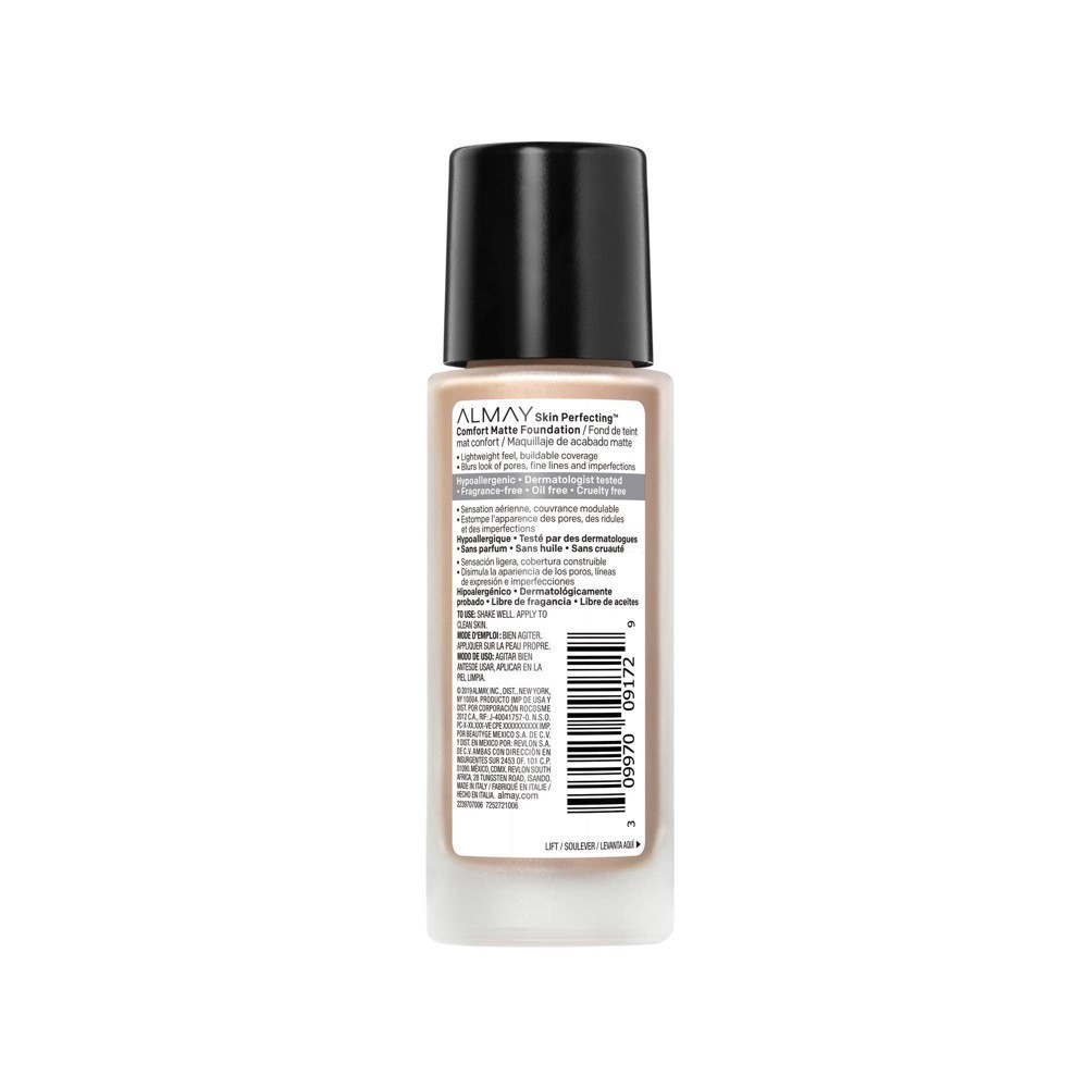 slide 3 of 3, Almay Skin Perfecting Comfort Matte Foundation, Cool True Beige, 1 oz