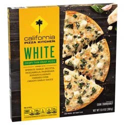 California Pizza Kitchen White Recipe Frozen Pizza with Crispy Thin Crust, 13.4 Oz