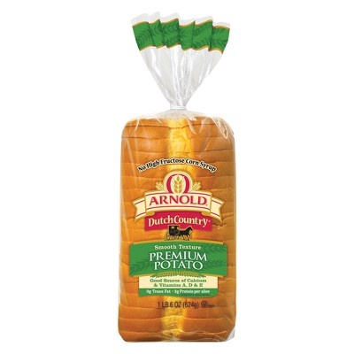 slide 1 of 6, Arnold Dutch Country Potato Bread, 22 oz