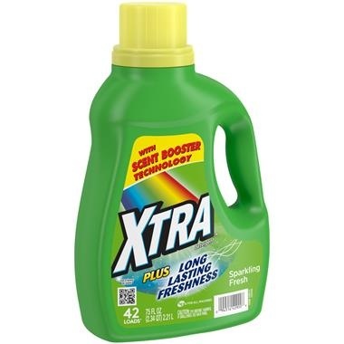 slide 1 of 1, Xtra Long Lasting Freshness Liquid Laundry Detergent, 75 fl oz