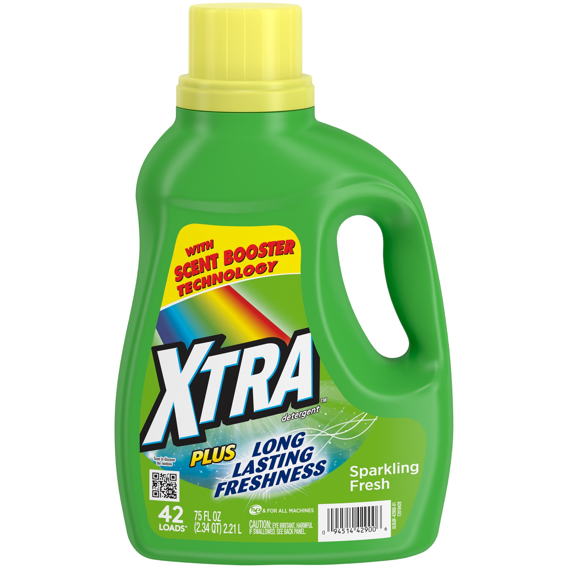 slide 1 of 4, Xtra Liq Laundry Detergent, 75 oz
