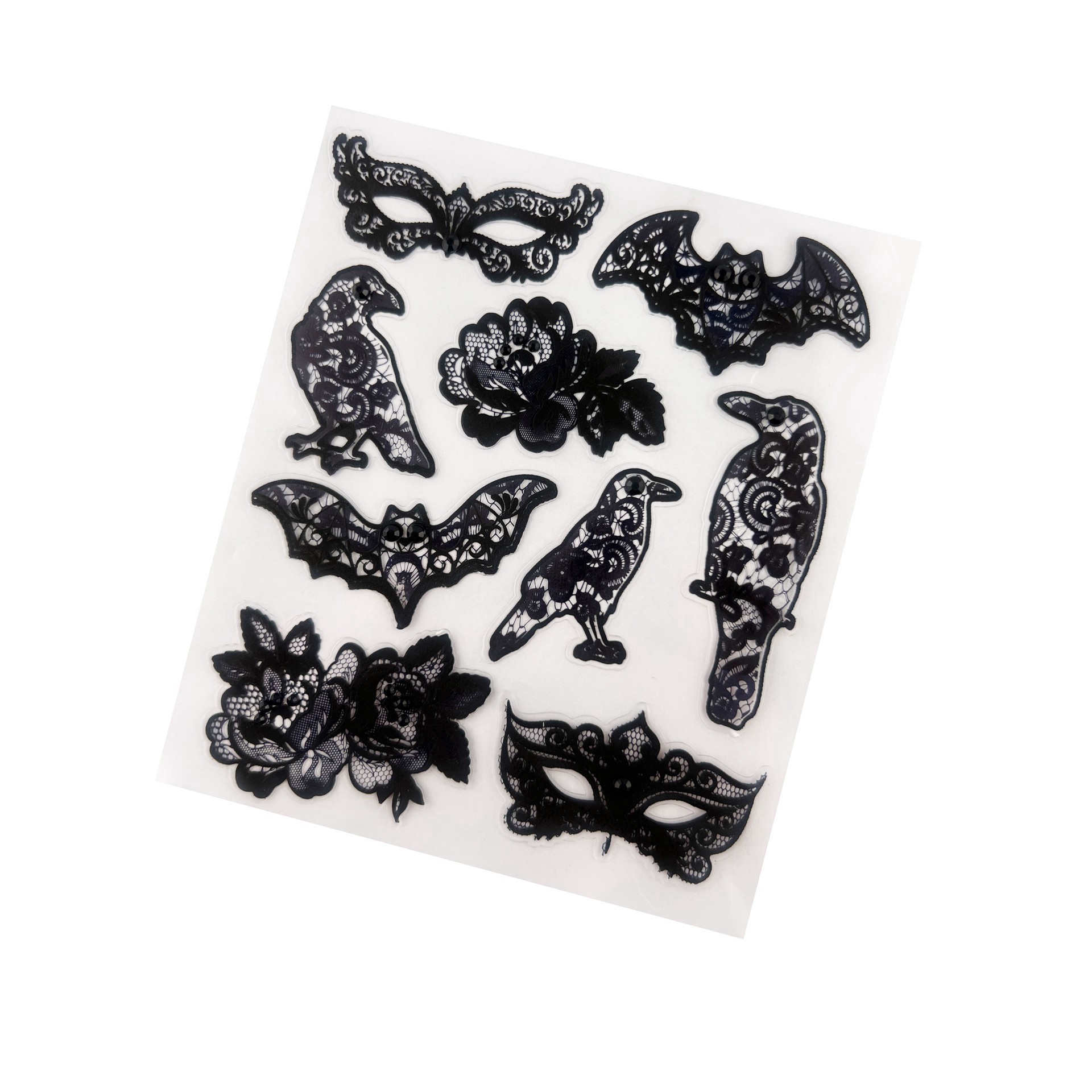 slide 3 of 3, Regency Lace Stickers By Recollections, 4 in x 6 in