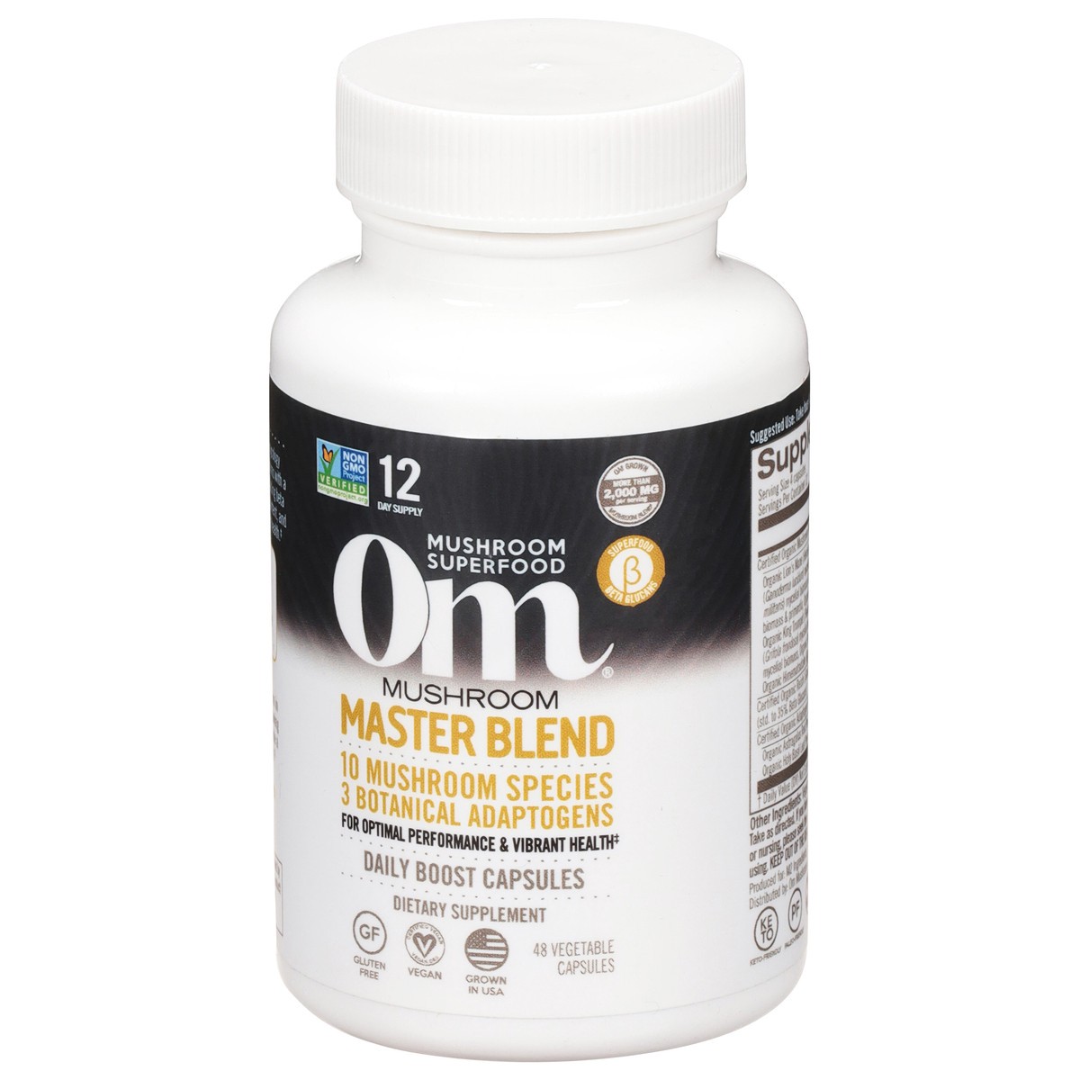 slide 10 of 13, Om Capsules Mushroom Daily Boost 48 ea, 48 ct