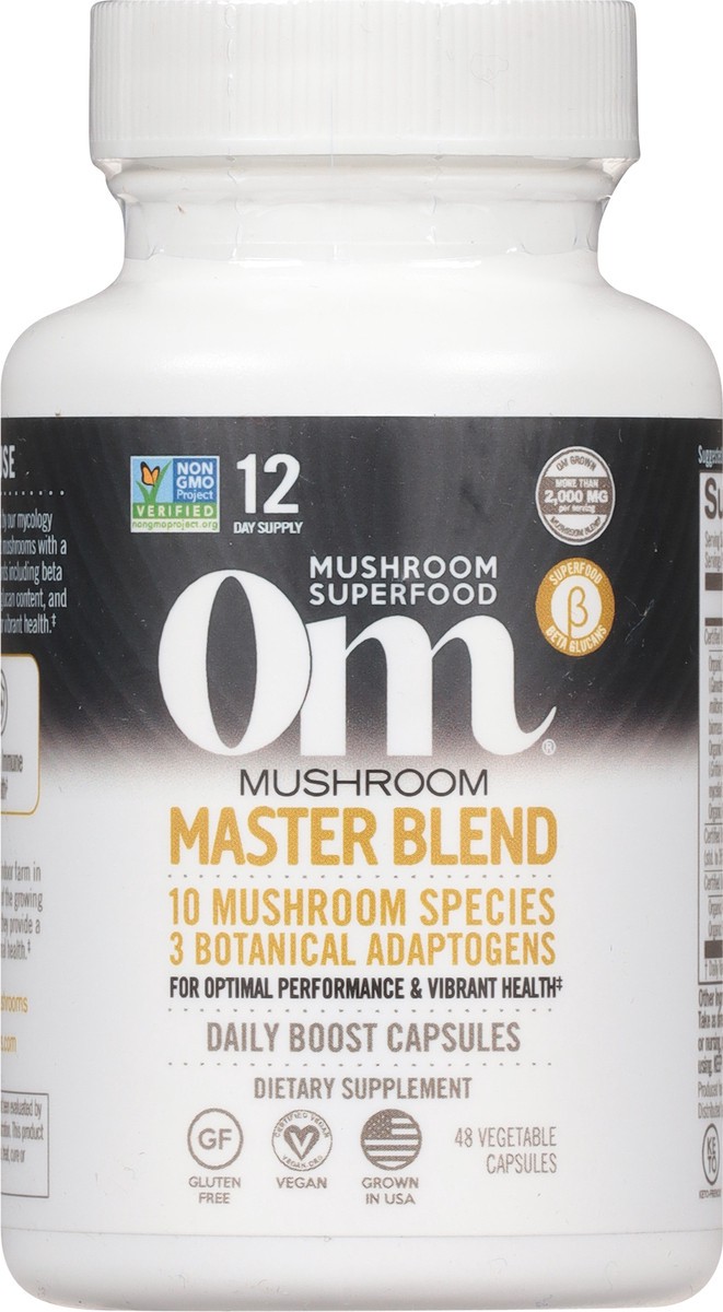 slide 5 of 13, Om Capsules Mushroom Daily Boost 48 ea, 48 ct