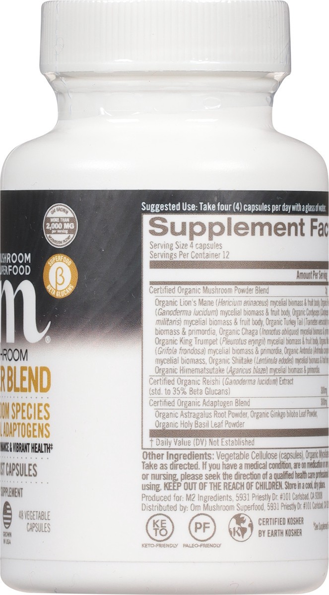 slide 4 of 13, Om Capsules Mushroom Daily Boost 48 ea, 48 ct
