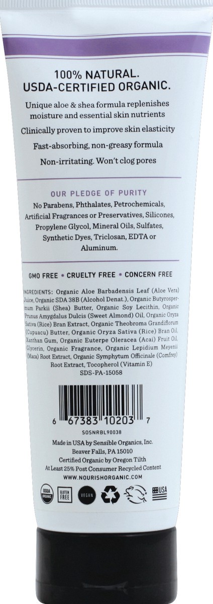 slide 5 of 6, Nourish Organic Body Lotion 8 oz, 8 fl oz