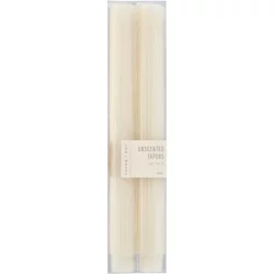 Haven + Key Unscented Taper Candlestick Set, 2 Ct