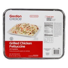 slide 1 of 1, GFS Grilled Chicken Fettuccine, 80 oz