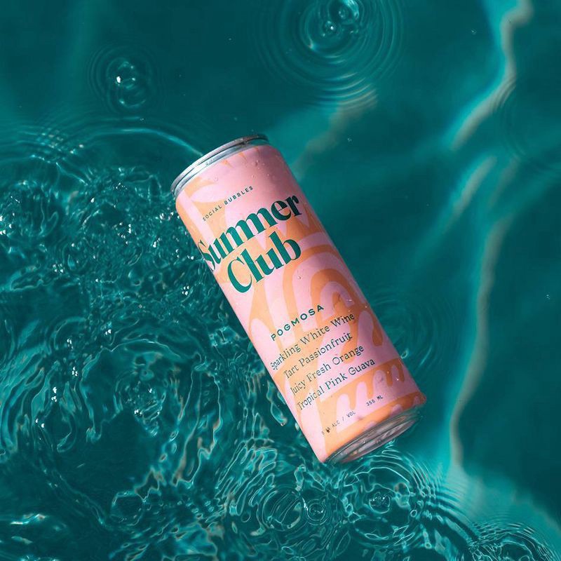slide 3 of 4, Summer Club Pogmosa - 4pk/12 fl oz Cans, 4 ct; 12 fl oz