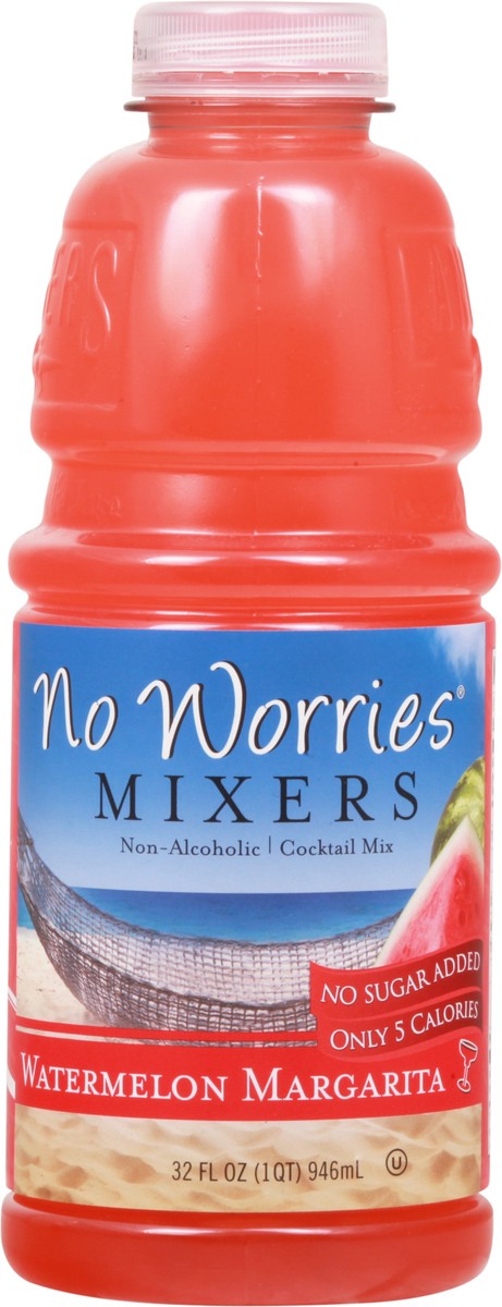 slide 8 of 12, No Worries Mixers Watermelon Margarita Cocktail Mix - 32 fl oz, 32 fl oz