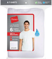 Hanes Ultimate Men's Comfortsoft Crew Tee - White