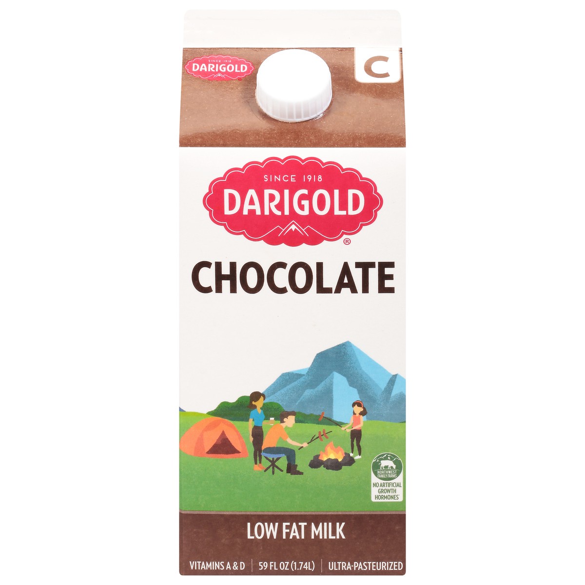 slide 1 of 9, Darigold Low Fat Chocolate Milk 59 fl oz, 59 fl oz