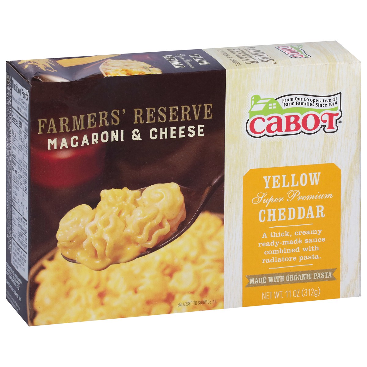 slide 2 of 9, Cabot Farmers Reserve Yellow Cheddar Mac & Cheese, 11 oz