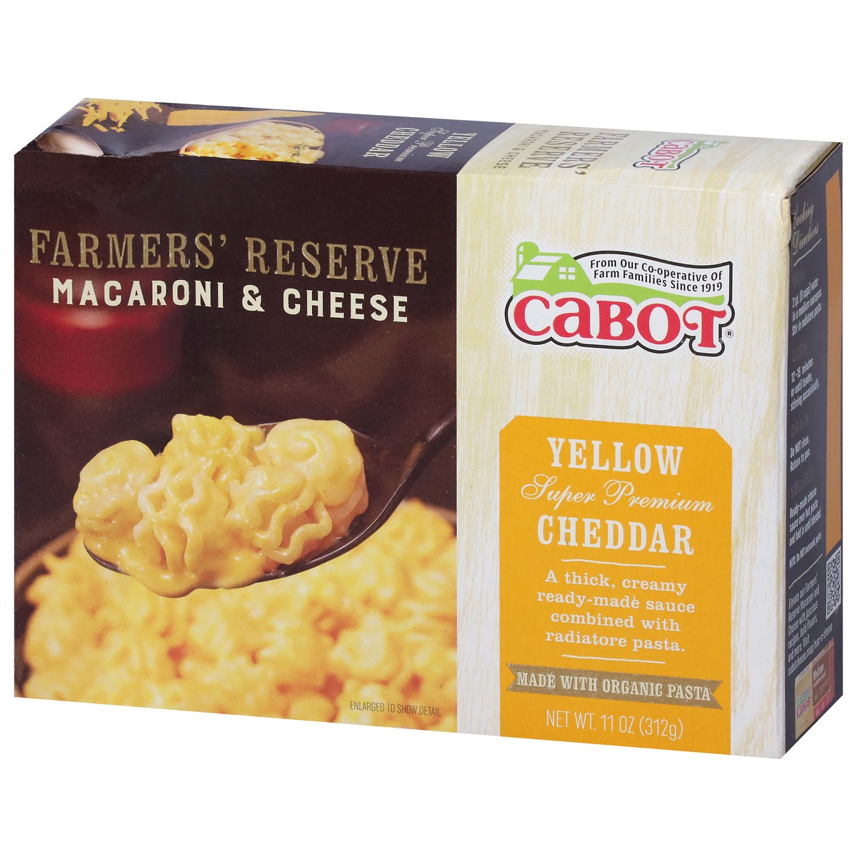 slide 8 of 9, Cabot Farmers Reserve Yellow Cheddar Mac & Cheese, 11 oz