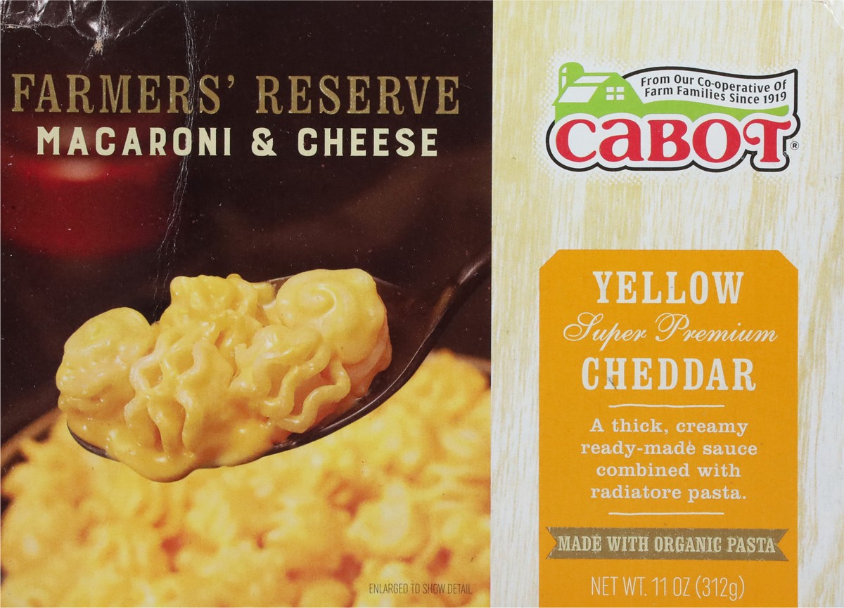 slide 3 of 9, Cabot Farmers Reserve Yellow Cheddar Mac & Cheese, 11 oz