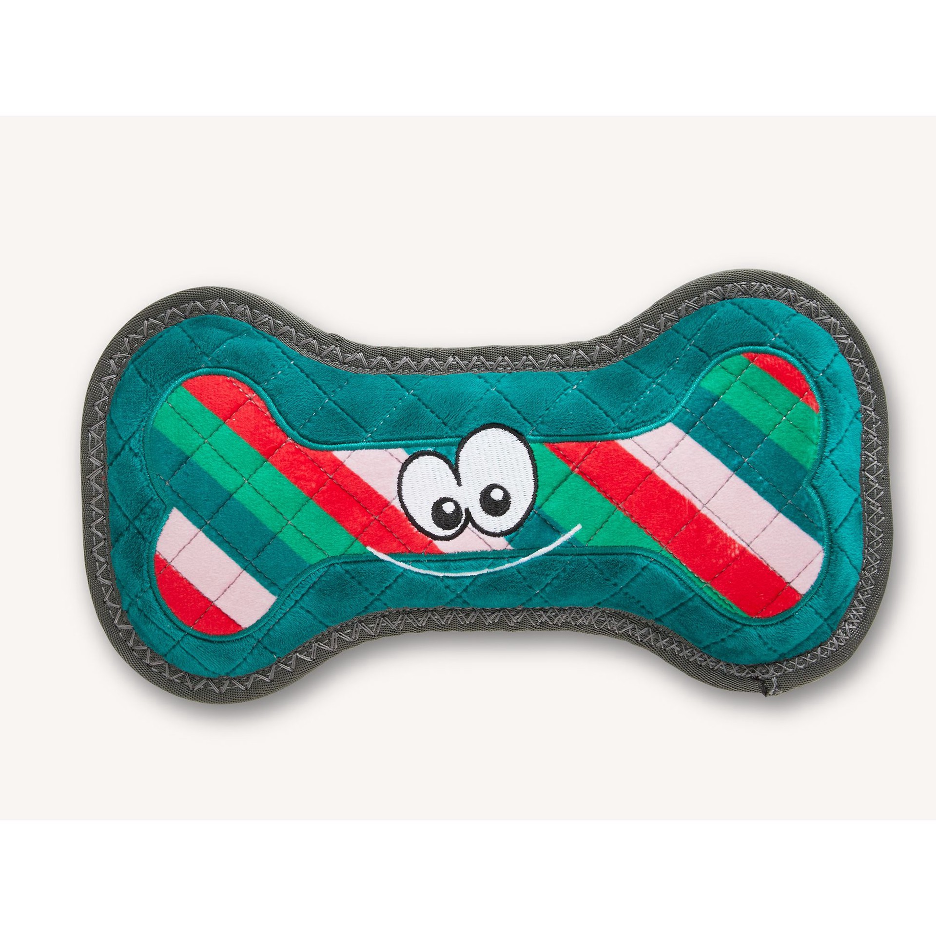 slide 1 of 1, Joyhound Rip Roarin' Tough Holiday Dog Bone Dog Toy - Squeaker, 1 ct
