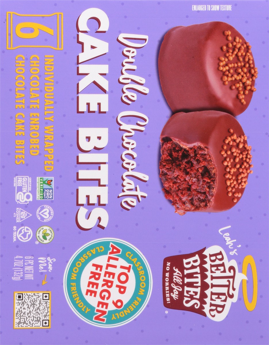 slide 3 of 13, Better Bites Bakery Double Chocolate Cake Bites 6 ea, 6 ct