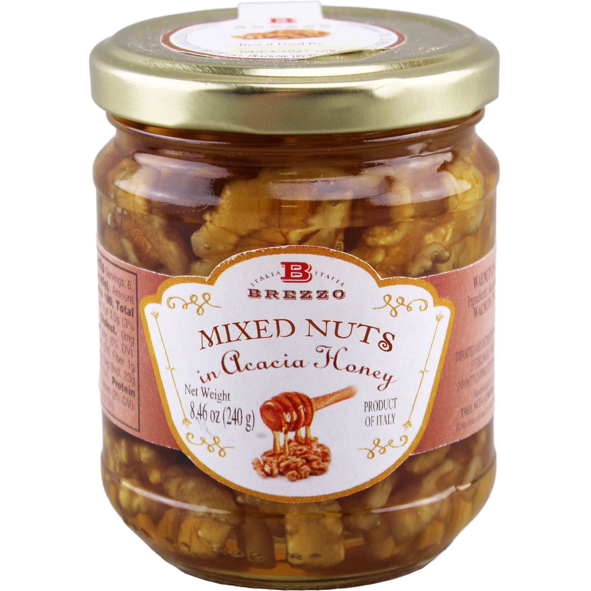 slide 1 of 1, Brezzo Mixed Nuts in Acacia Honey, 8.11 oz