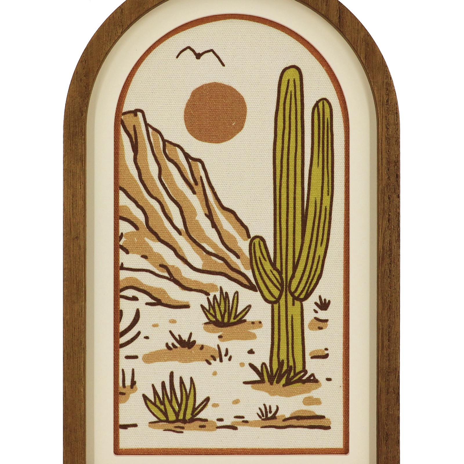 slide 2 of 4, 12" Cactus Scene Wall Decor By Ashland, 7.37 in x 0.65 in x 12 in