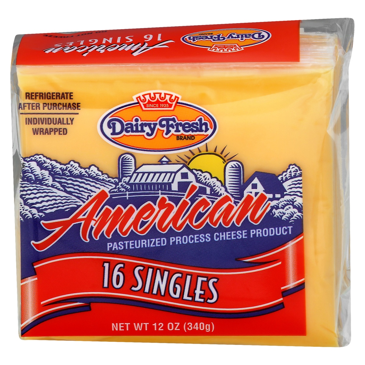 Kroger® American Cheese Singles, 16 ct / 12 oz - Kroger