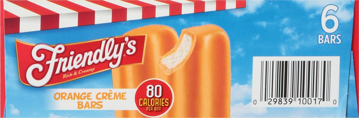 slide 8 of 11, Friendly's Orange Cream Fruit Swirl Bars, 6 ct; 2.75 fl oz