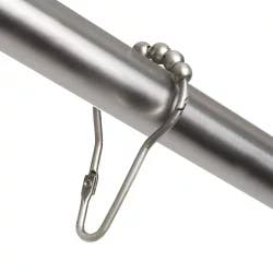 Everyday Living Hinged Glide Shower Curtain Hook - 12 Pack - Nickel