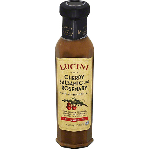 slide 2 of 3, Lucini Balsamic Chrry/Rsemry Dressing, 8.5 fl oz