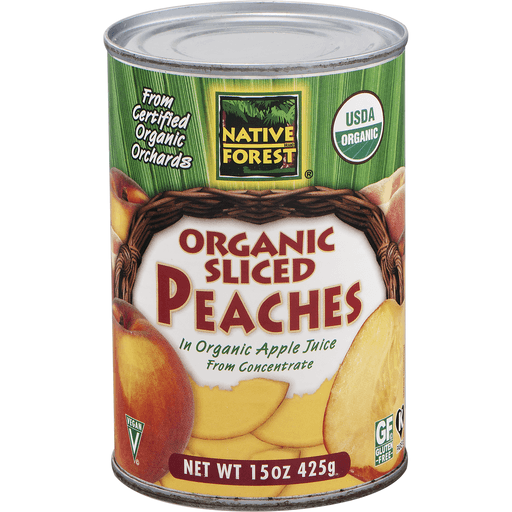 slide 13 of 25, Native Forest Organic Sliced Peaches, 15 oz