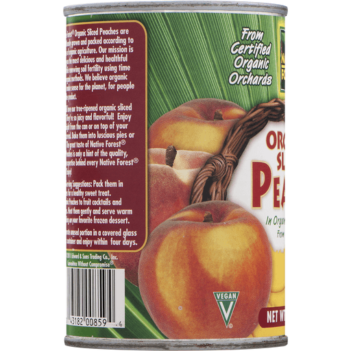slide 17 of 25, Native Forest Organic Sliced Peaches, 15 oz