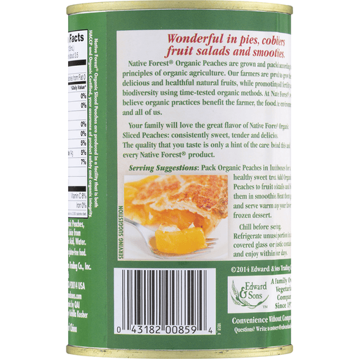 slide 23 of 25, Native Forest Organic Sliced Peaches, 15 oz