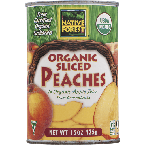 slide 15 of 25, Native Forest Organic Sliced Peaches, 15 oz