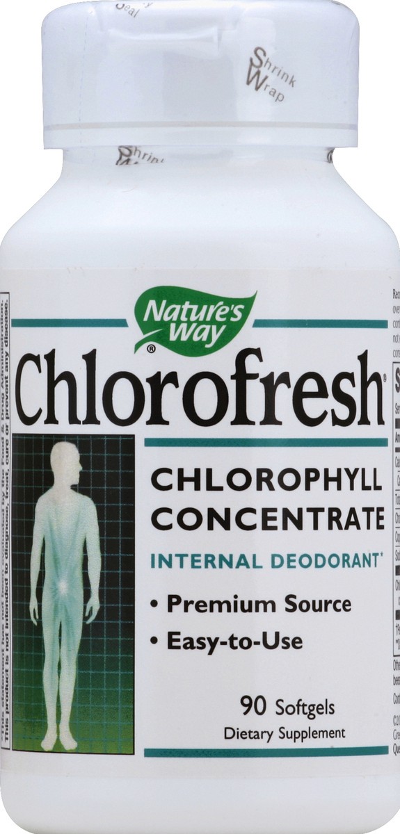 slide 2 of 2, Nature's Way Chlorofresh Dietary Supplement, 90 ct