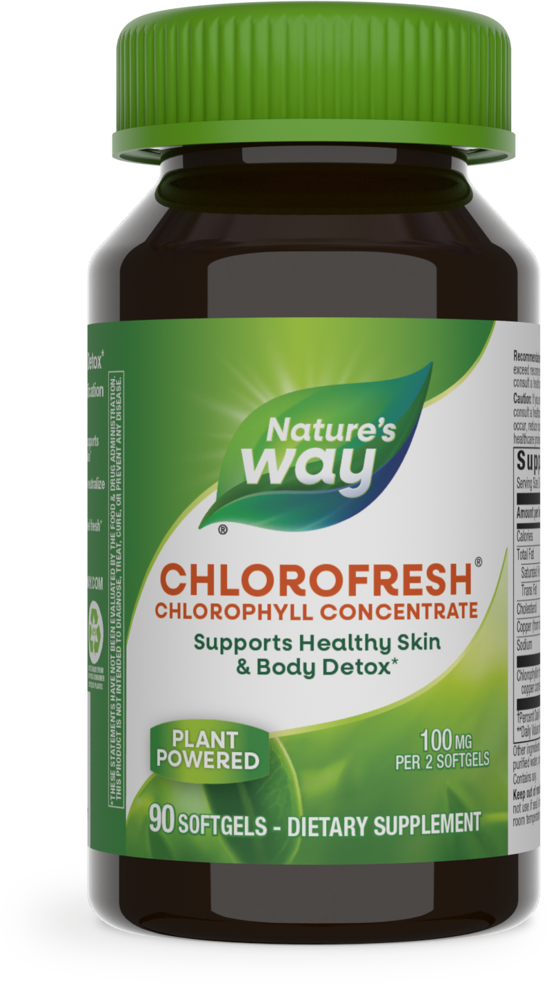 slide 1 of 2, Nature's Way Chlorofresh Dietary Supplement, 90 ct