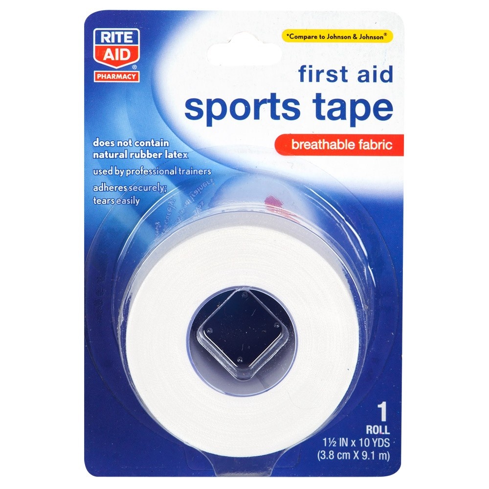 slide 1 of 1, Rite Aid Ra Tape Sports, 10 yd