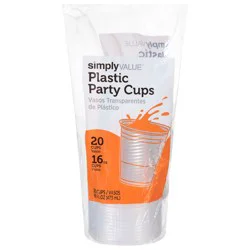 Simply Value Clear Cups 16 Oz