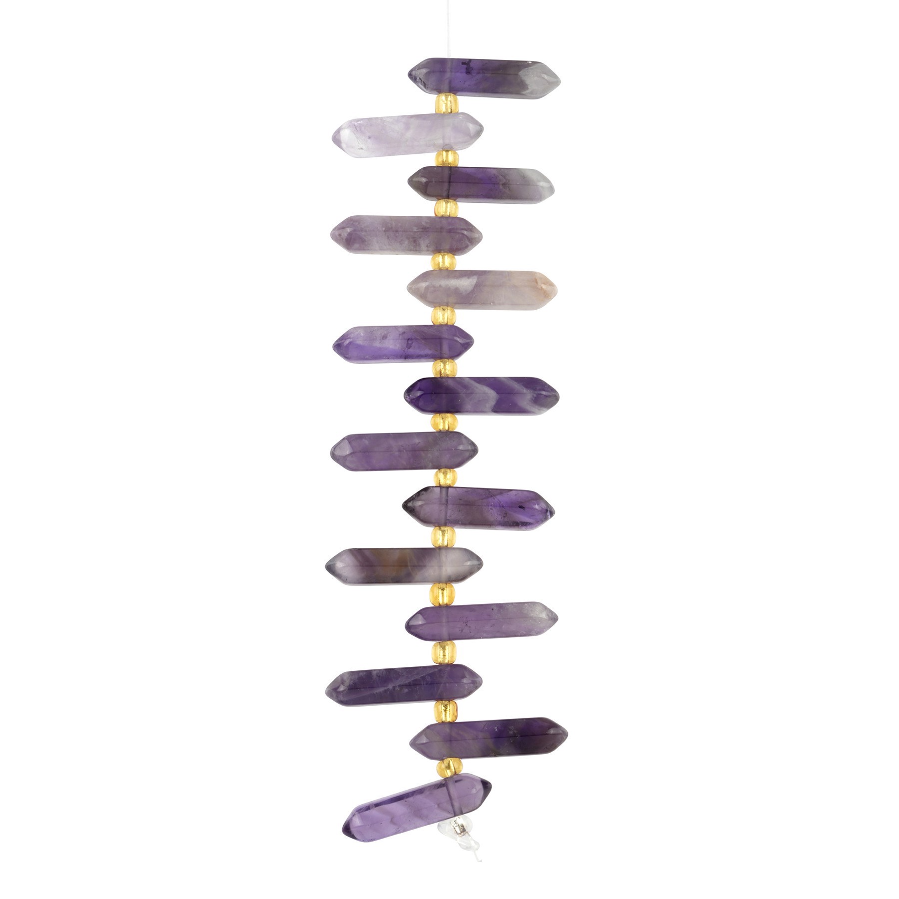 slide 2 of 3, Amethyst Spike Beads By Bead Landing, 20mm-30mm