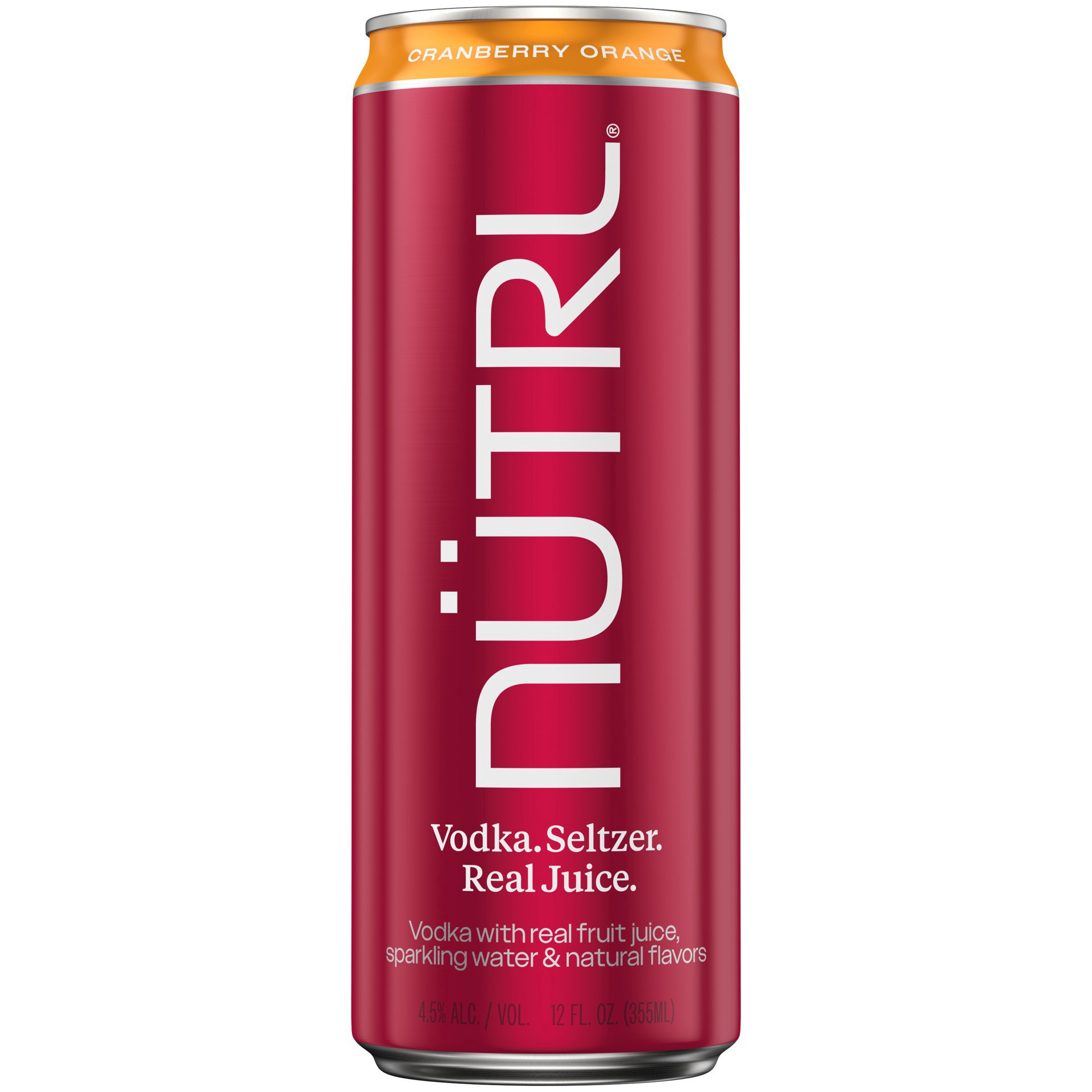 slide 2 of 2, Nutrl Cranberry Orange Vodka Seltzer 12 fl oz, 12 fl oz
