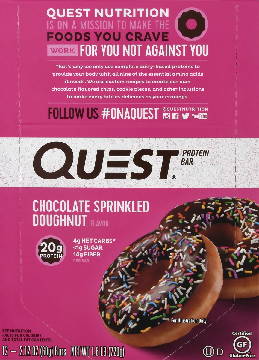 slide 6 of 9, Quest Protein Bar, 12 ct; 2.12 oz