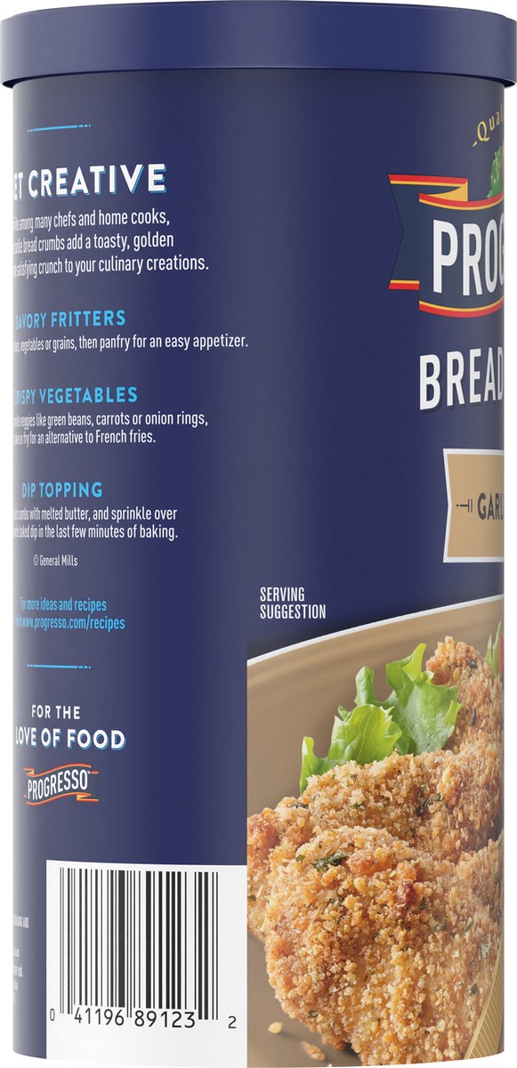 slide 5 of 13, Progresso, Garlic And Herb Bread Crumbs, 15 ounces, 15 oz