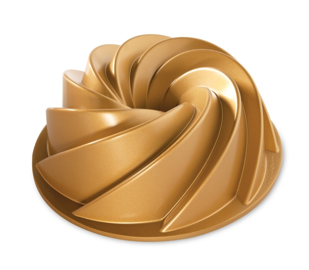 slide 1 of 1, Nordic Ware Heritage Bundt Pan, Gold, 6 cup