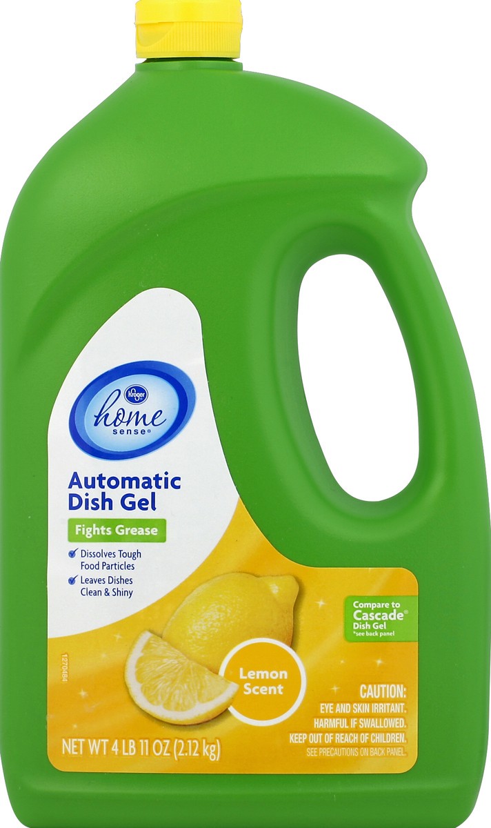 slide 2 of 2, Kroger Home Sense Lemon Automatic Dish Gel, 75 oz