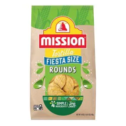 Mission Round Yellow Corn Tortilla Chips, 18 oz Bag