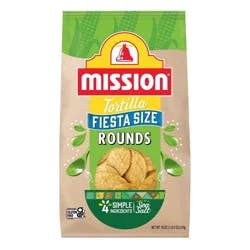 Mission Round Yellow Corn Tortilla Chips, 18 oz Bag