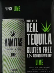 Mamita's Lime Tequila & Soda 4 Pack