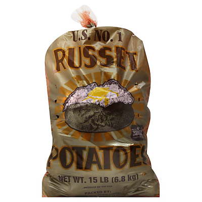 slide 1 of 1, Russet Bag Potatoes 15lb, 15 lb