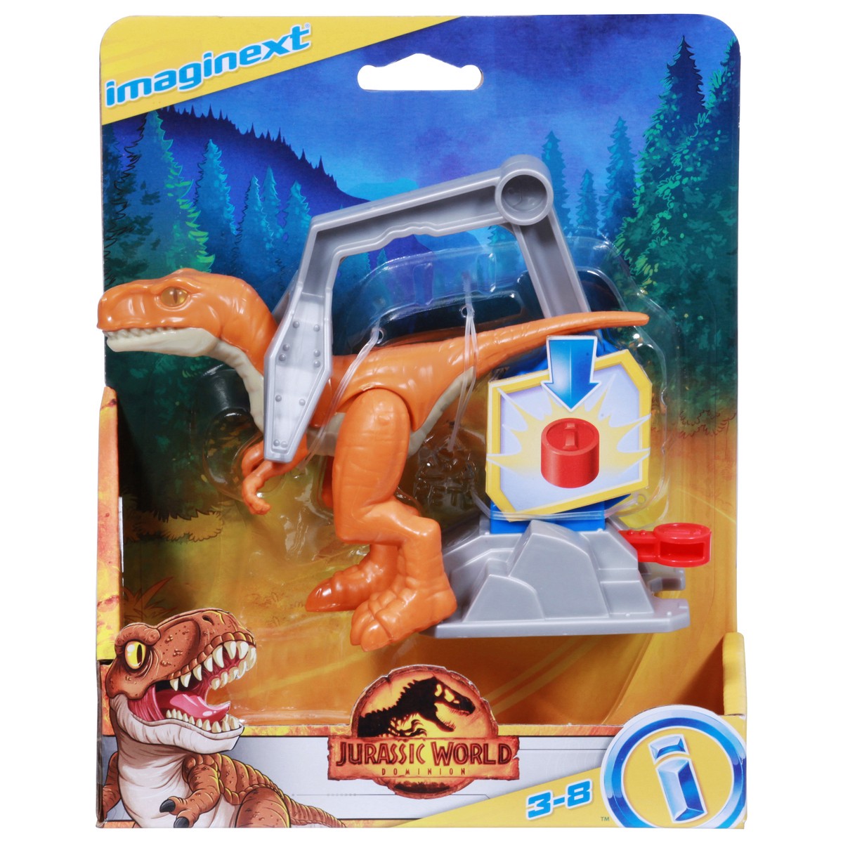 slide 1 of 9, Imaginext Jurassic World Dominion Atrociraptor Atrociraptor 1 ea, 1 ct