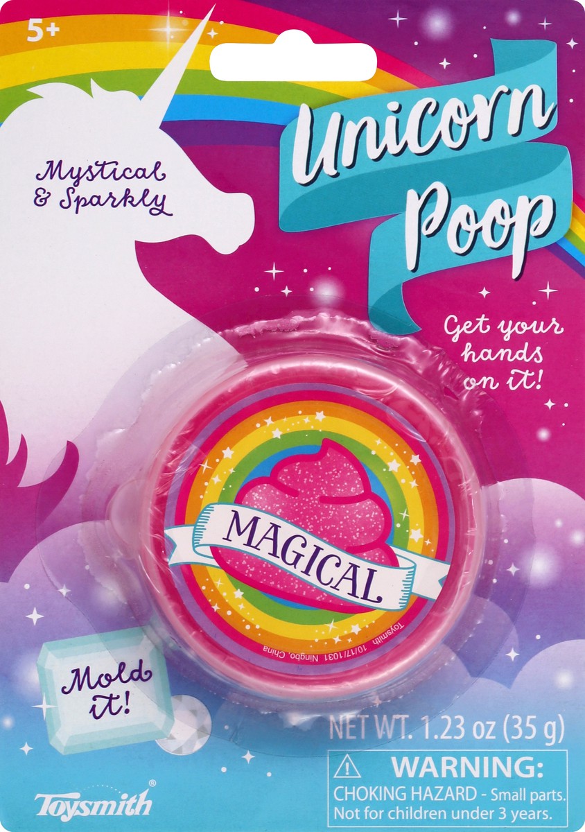 slide 2 of 2, Toysmith Mystical & Sparkly Magical Unicorn Poop -, 1.23 oz