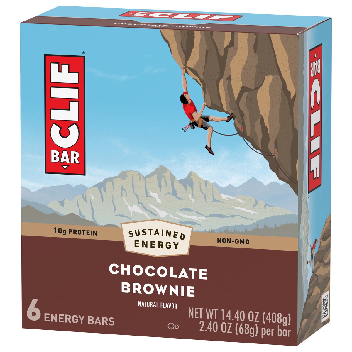 slide 3 of 9, CLIF Chocolate Brownie Energy Bars - 6ct, 14.4 oz